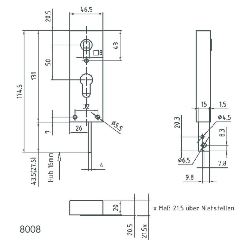 BEVER 8008 GARAGEPOORTSLOT