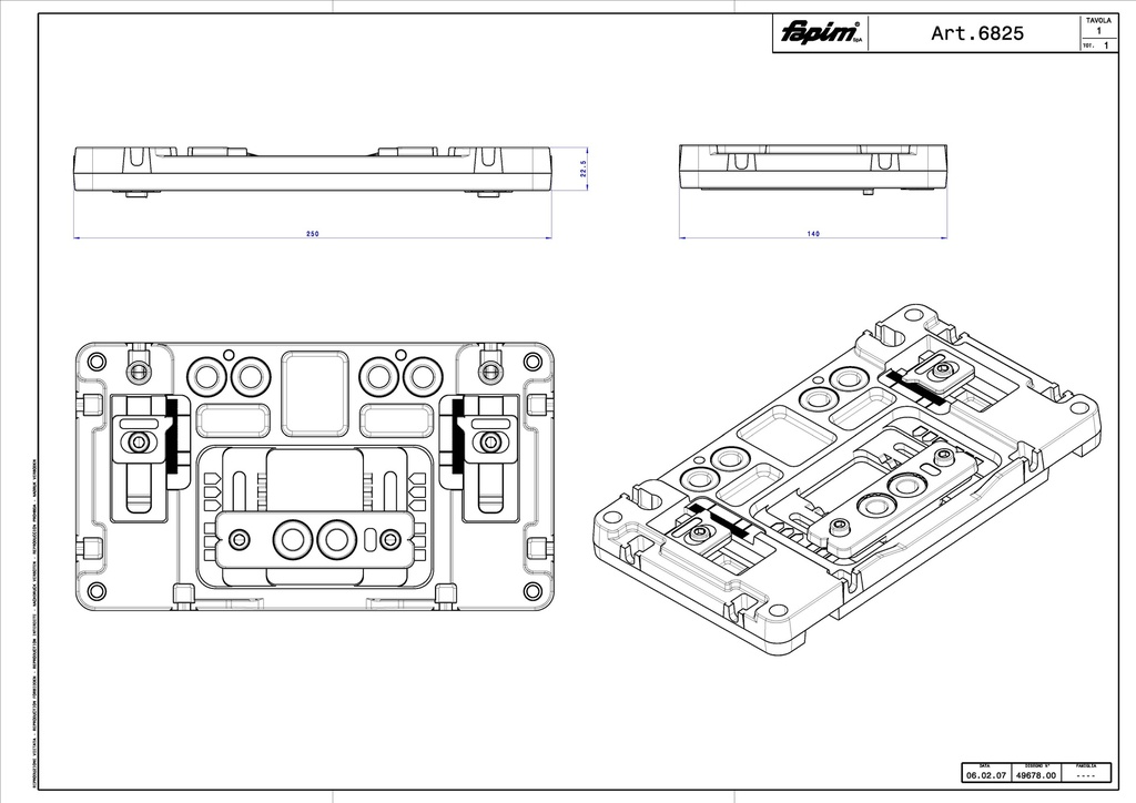 FAPIM 6825 UNIX UNIVERSELE BOORMAL MET Ø11MM BUSSEN