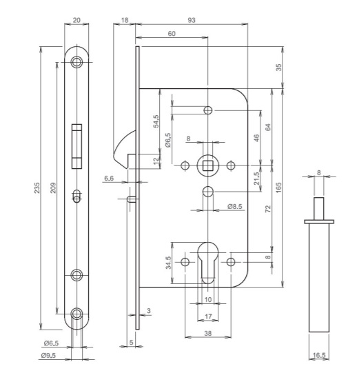 BESA 367 AUTOMATISCHE HAAKSLOT