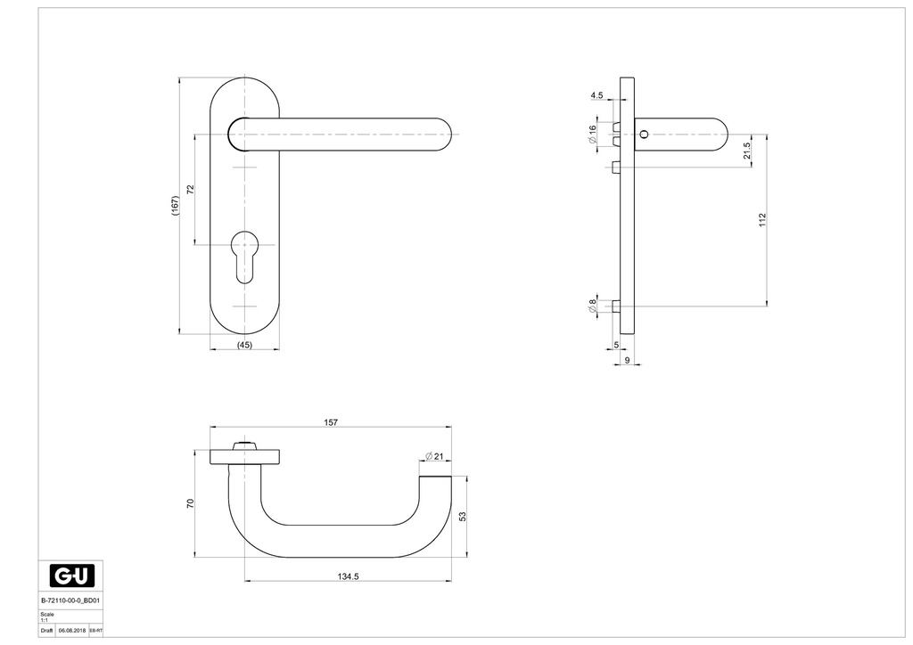 BKS RONDO BESLAG VOOR HOUTEN OF STALEN DEUREN