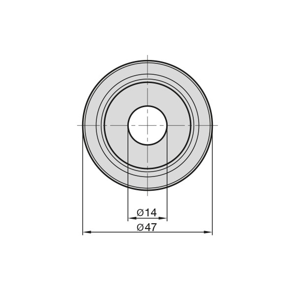 BASI DEURSPIONAFDEKROZET VOOR TS 680