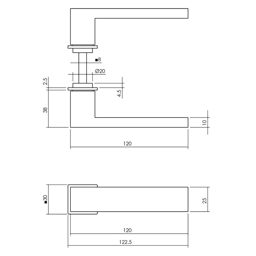 INTERSTEEL KRUKKENPAAR AMSTERDAM OP MINIMALISTISCHE ROZET