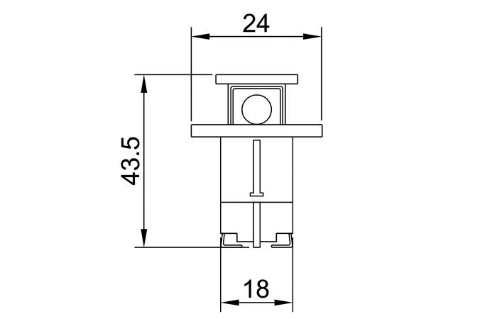 IFAM THERMISCHE MAGNETISCHE STROOMONDERBREKER INTERNE LOCK-OUT