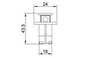 IFAM THERMISCHE MAGNETISCHE STROOMONDERBREKER INTERNE LOCK-OUT