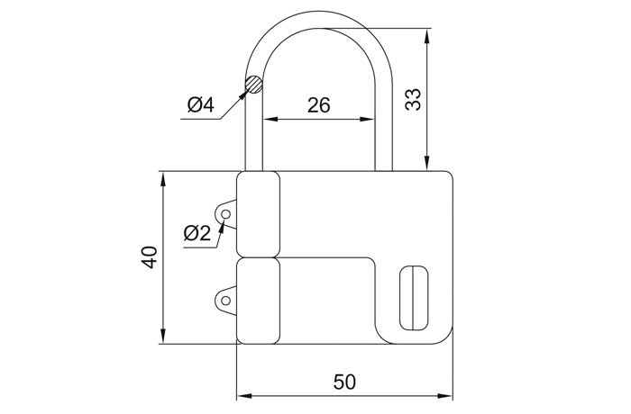 IFAM KLEINE MULTI LOCKOUT HANGSLOTKLEM VOOR 2 HANGSLOTEN