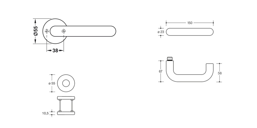 HEWI SYSTEEM 111 POLYAMIDE