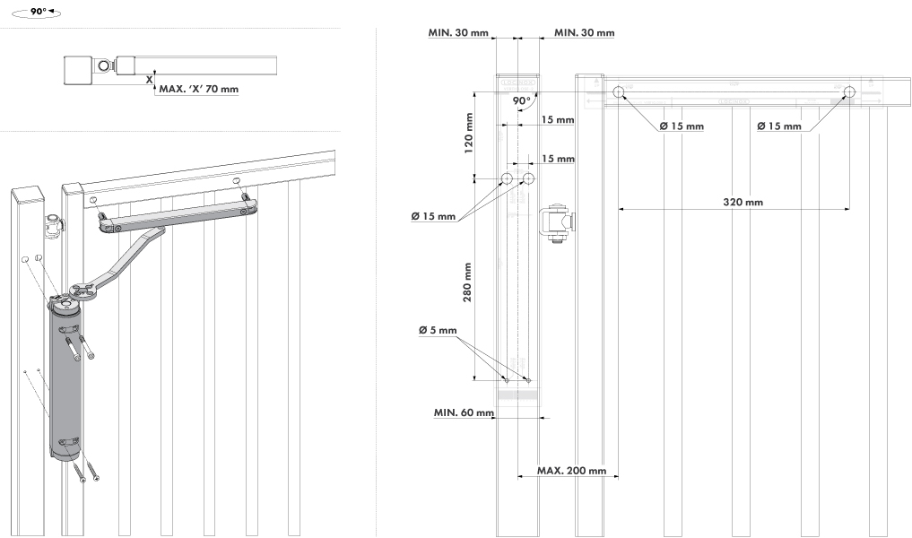 LOCINOX VERTICLOSE 2 POORTSLUITER