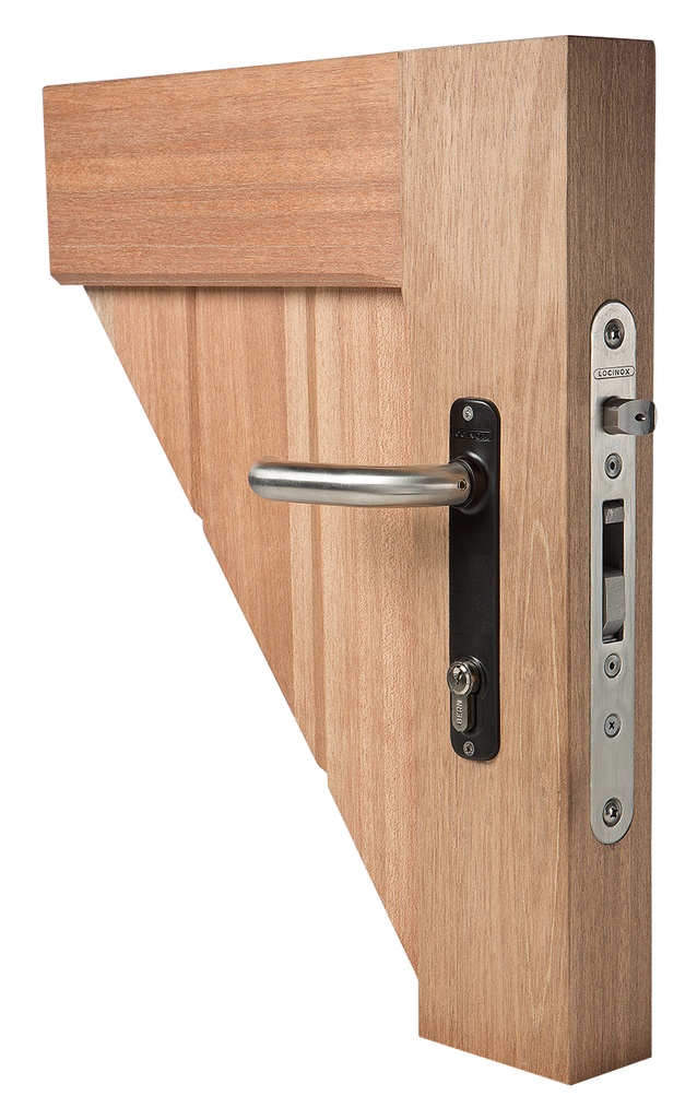 LOCINOX H-WOOD INSTEEKSLOT VOOR HOUT POORTEN