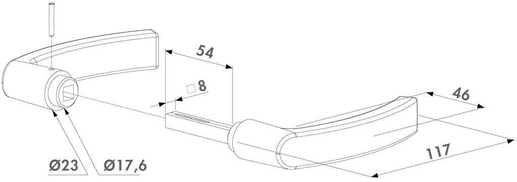 LOCINOX KRUKPAAR IN POLYAMIDE