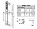 SOBINCO 8351 MIDDENSLUITPLAAT MET KOM - REEKS 8400 & 8600