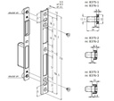 SOBINCO 8375-1 MIDDENSLUITPLAAT MET KOM - REEKS 8431