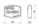 OMEC OTTOO SLEUTELKAPJES - 50 STUKS