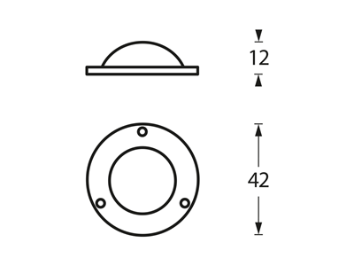 INTERSTEEL AFDEKPLAATJE VOORDEURKNOP