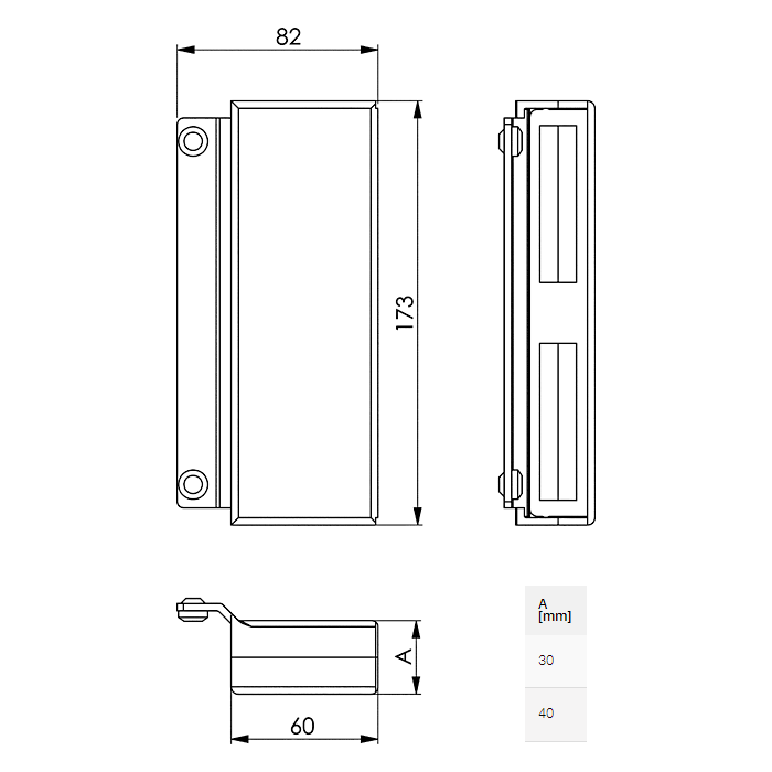 AMF 146GS SLUITKAST SMAL