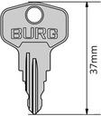 BURG SLEUTEL SERIE 2W OP CODE (1-256)