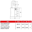 IFAM DIËLEKTRISCHE MULTI LOCKOUT HANGSLOTKLEM VOOR 4 HANGSLOTEN