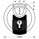 MASTER LOCK EXCELL®-HANGSLOT