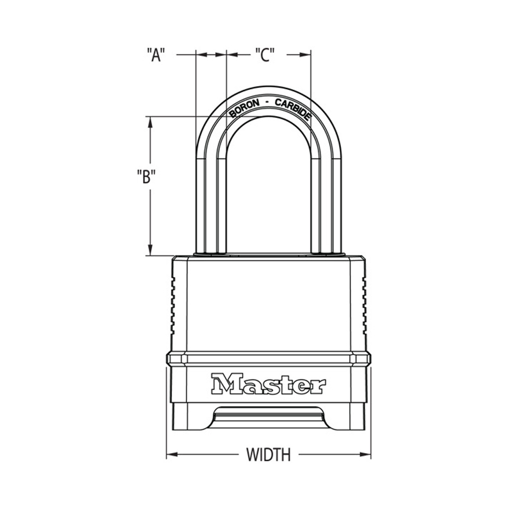 MASTER LOCK EXCELL®-HANGSLOT