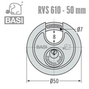 BASI ROND DISCUS HANGSLOT