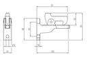 DENI 3806 DEURVASTZETTER