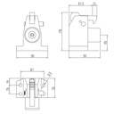 DENI 3871 DEURVASTZETTER MET BUFFER ROBUSTO DUO+