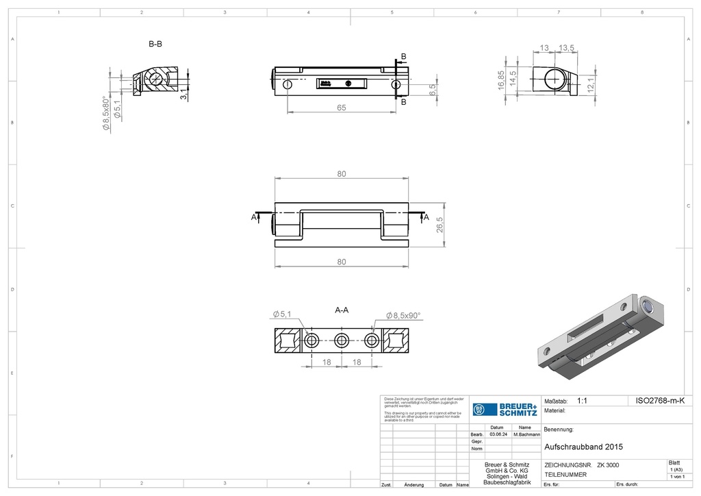 BREUER+ SCHMITZ BSW 2015 BLOKSCHARNIER