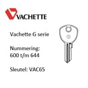 VACHETTE SLEUTEL R SERIE OP CODE (000-423)