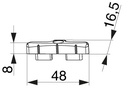 MACO SLUITPLAAT VEKA TOPLINE/SOFTLINE