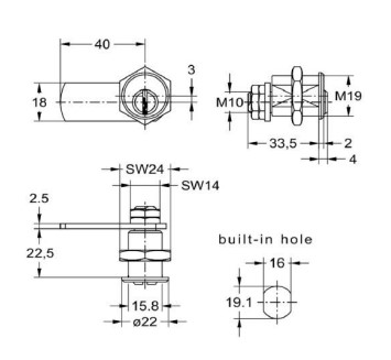 JUNIE 2987 AUTOMAAT CILINDER