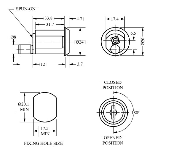 EURO-LOCKS B565 AUTOMAATCILINDER