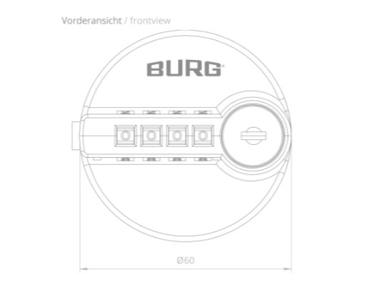 BURG 420 CODESLOT VOOR LOCKERS