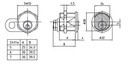 CES BRIEVENBUSCILINDER 5558/30