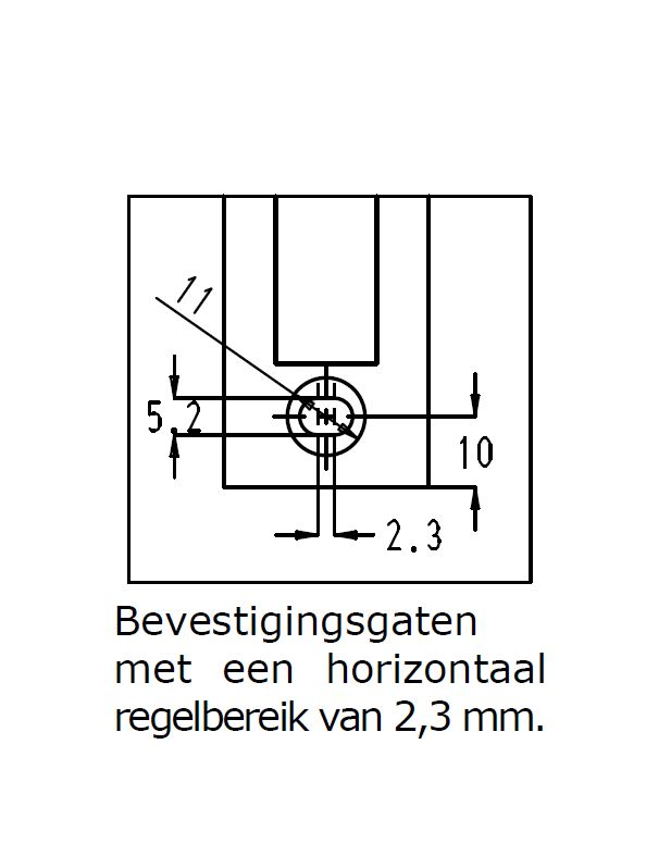 SOBINCO SLUITPLAAT 896 VOOR REEKS 8000