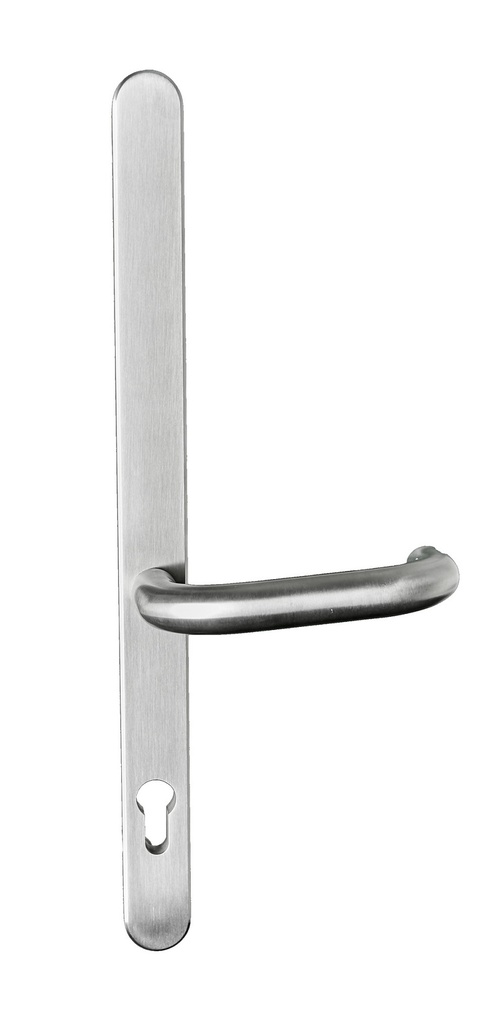 [SRXL123092MPCMKINOX] BESA XXL VEILIGHEIDSBESLAG VOOR SOLENOIDSLOTEN (Handle, Profile cylinder hole (WCP), Exterior)