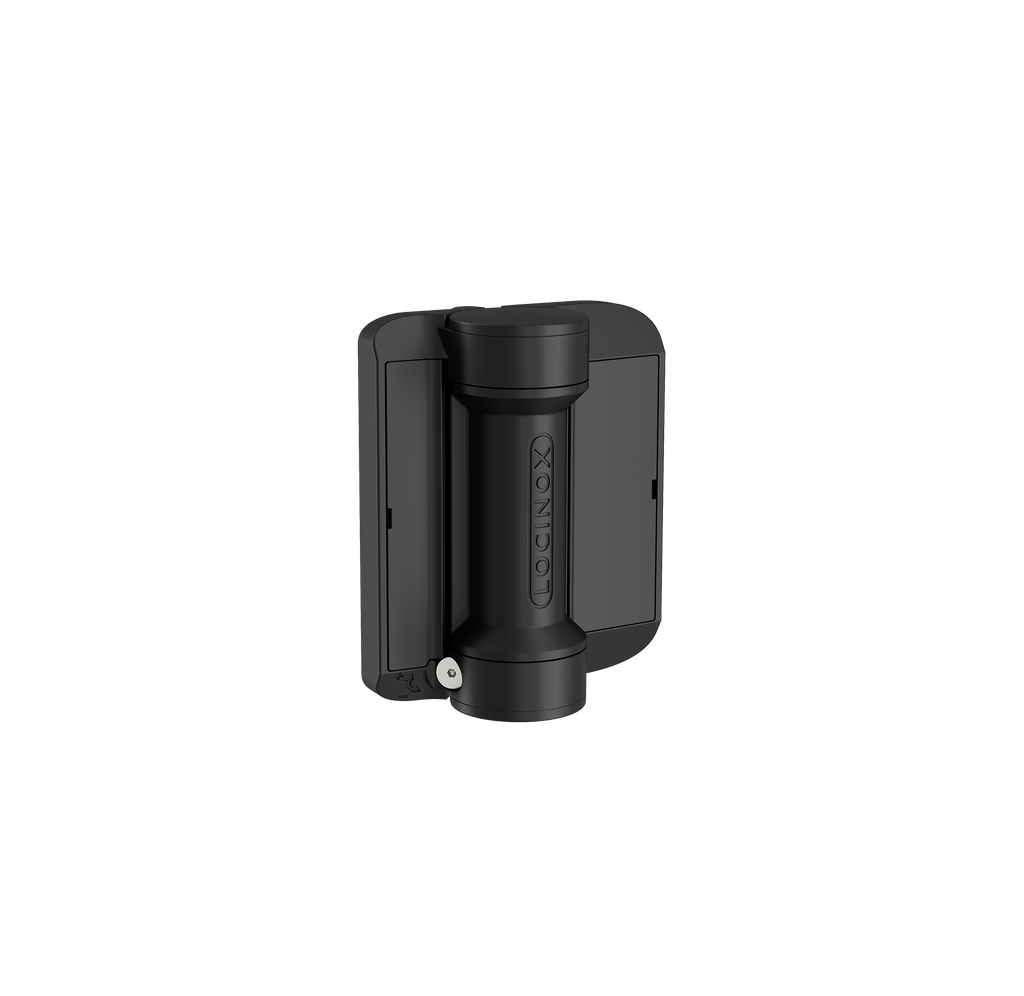 LOCINOX SERVAL 180° SPRING HINGE MOUNTED WITH SELF-DRILLING SCREWS