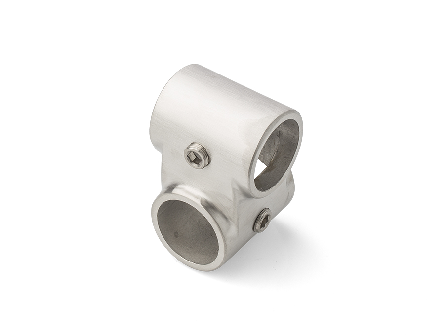 [1999.0510.16.1] DIPANOX TZUWI INOX DESIGN KOPPELING: KRUIS CONNECTOR OFFSET 4B (Ø 28)