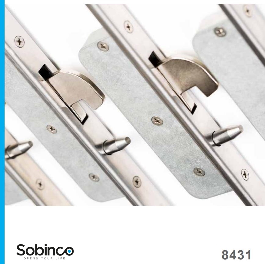 [8431-U22-25] SOBINCO REEKS 8431/8441 MEERPUNTSLOT MET HAAK-PIN (25, U-22, 2170, Day & night lock)