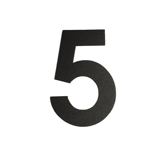 [FUJI-50-ZWART-5] FUJI HUISNUMMER & -LETTER (50, Schwarz, 5)
