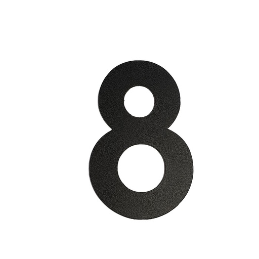 [FUJI-50-ZWART-8] FUJI HUISNUMMER & -LETTER (50, Noir, 8)