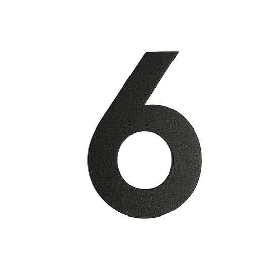 [FUJI-80-ZWART-6] FUJI HUISNUMMER & -LETTER (80, Noir, 6)