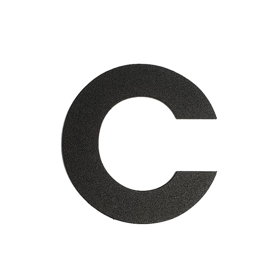 [FUJI-50-ZWART-C] FUJI HUISNUMMER & -LETTER (50, Noir, C)
