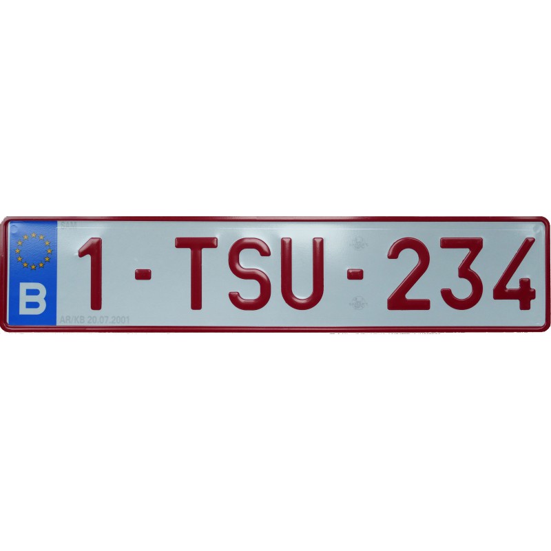 NUMMERPLAAT PERSEN (CEE (voiture))