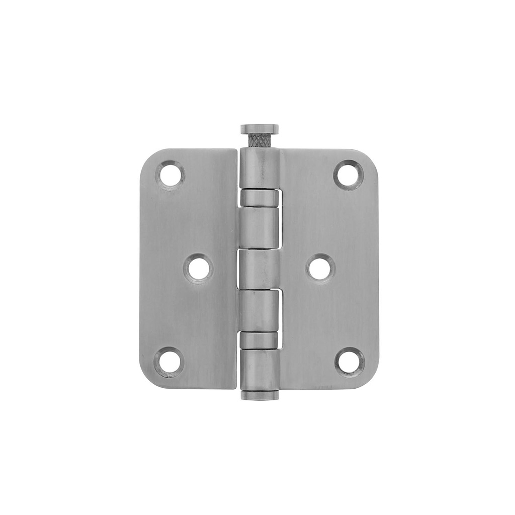 [0035.462530] INTERSTEEL KOGELLAGERSCHARNIER (76x76, Rounded corners, brushed stainless steel)