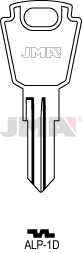 JMA BRUTE SLEUTEL PROFIEL ALP-1D