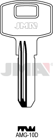 JMA BRUTE SLEUTEL PROFIEL AMG-10D