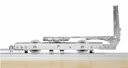 MACO 215137 FRONT CARRIAGE FOR LIFT-AND-SLIDE WINDOW, GROOVE 22 x 42