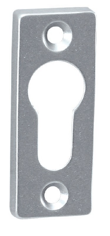 [5801710] WEKA RECHTHOEKIGE ROZET MODEL 12/13 (F1 - Aluminium, Cylindre à profil européen)