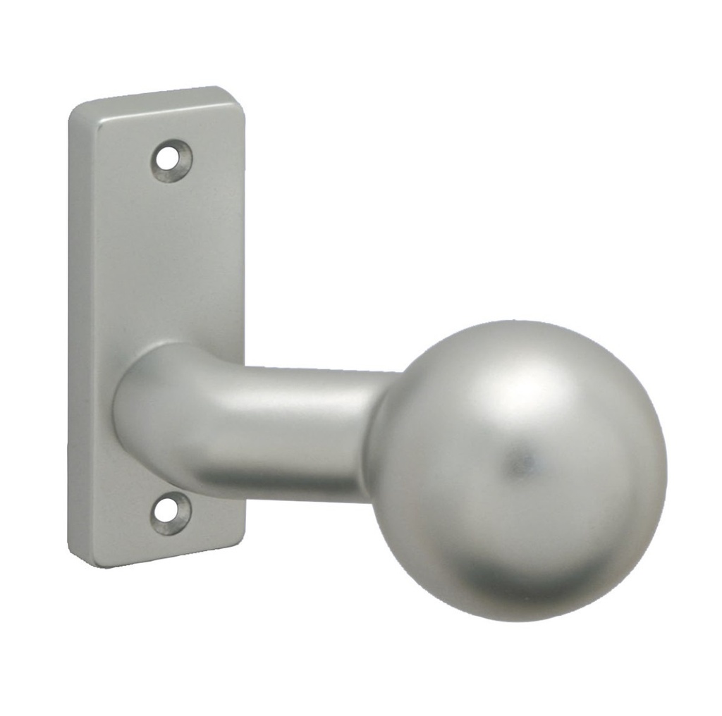[5995410] WEKA KOGELKNOP OP KORTSCHILD MODEL 2000/160 VOOR POORTSLOT (F1 - Aluminium, Fixed)