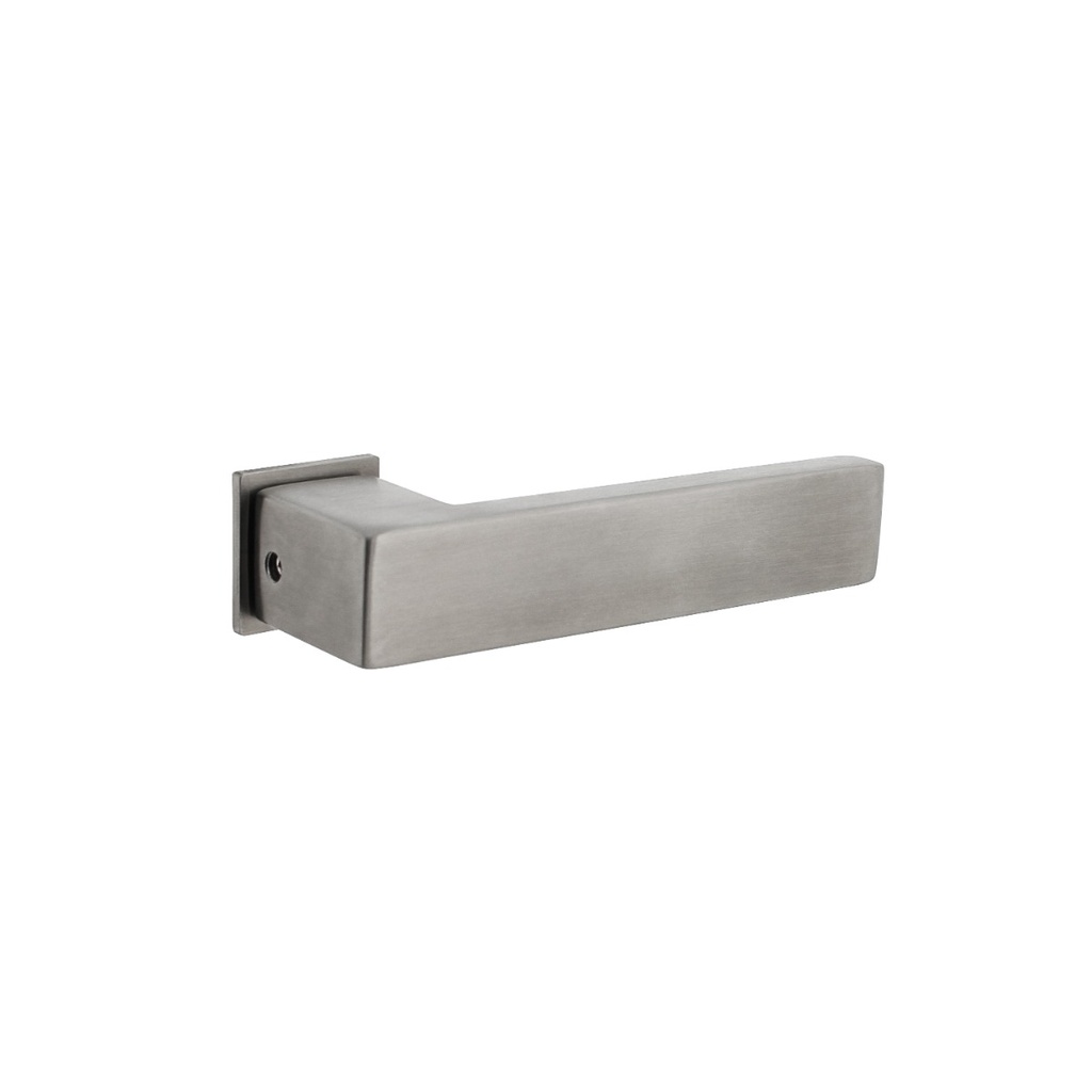 [0035.092202] INTERSTEEL AMSTERDAM KRUKKENPAAR OP MINIMALISTISCHE ROZET (acier inoxydable brossé)