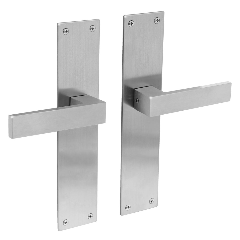 [0035.057111] INTERSTEEL AMSTERDAM KRUKKENPAAR OP SCHILD BLIND (acier inoxydable brossé)